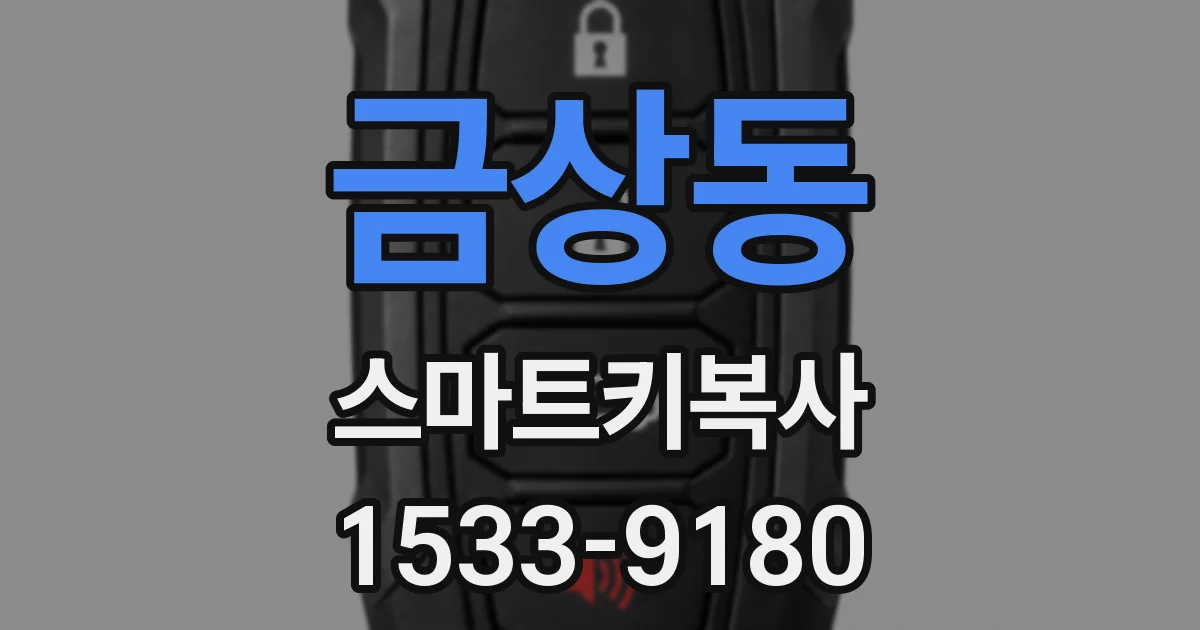 금상동 스마트키복사