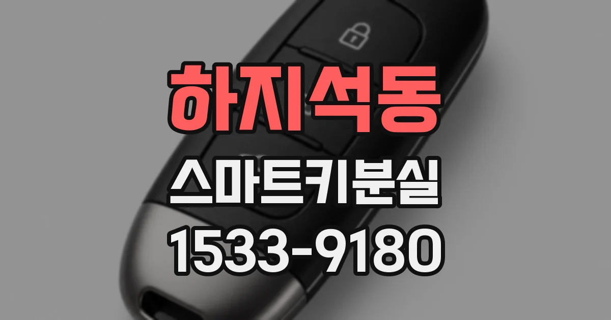 하지석동 스마트키분실