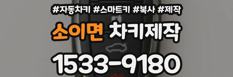 소이면 차키제작