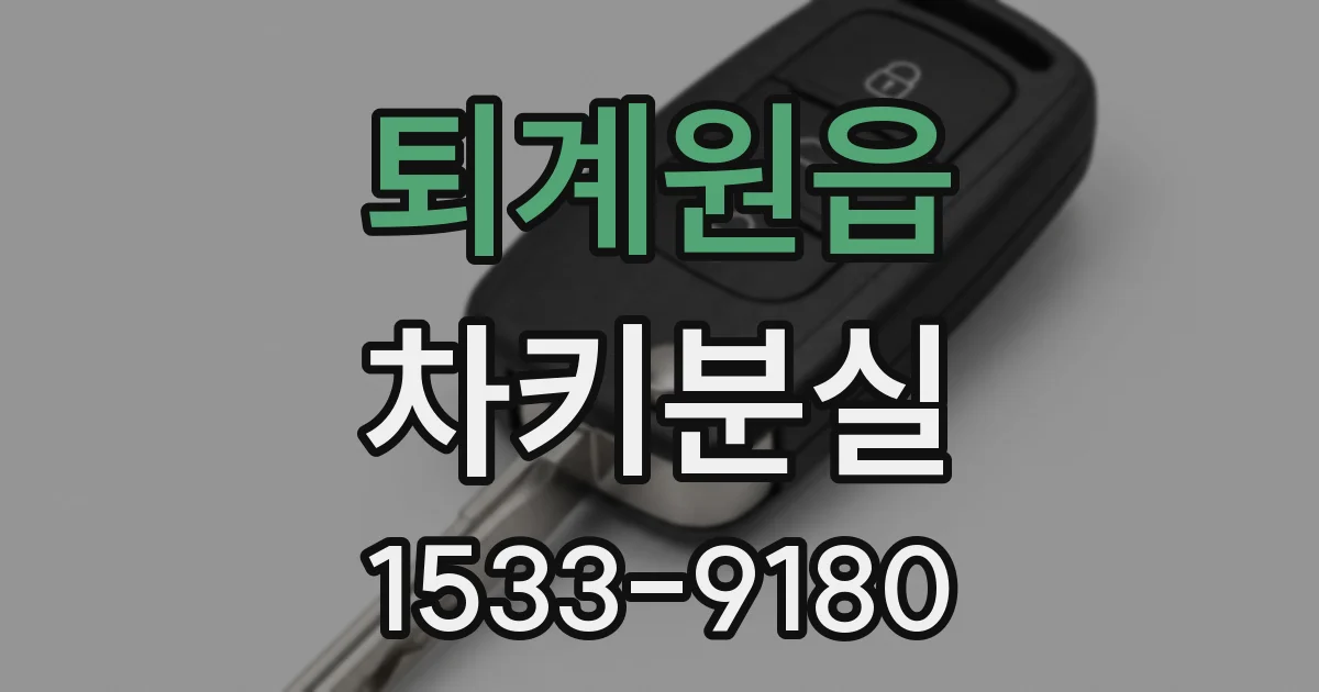 퇴계원읍 차키분실