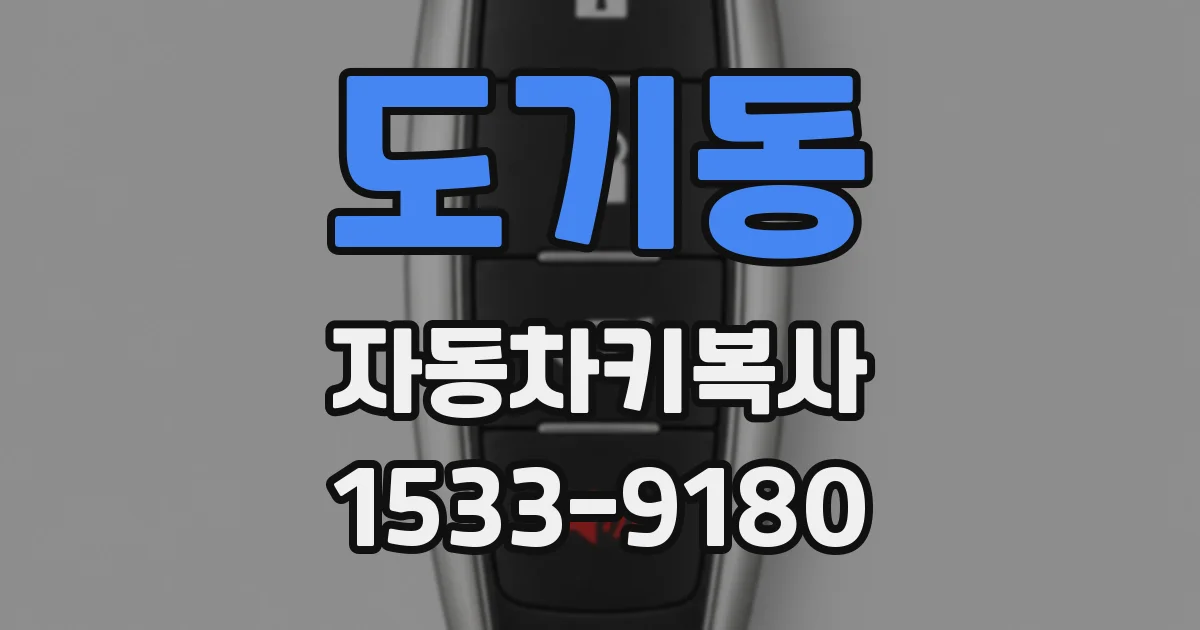 도기동 자동차키복사