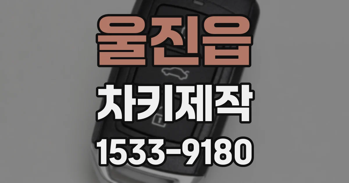 울진읍 차키제작