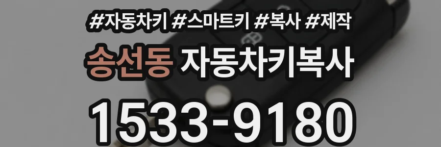 송선동 자동차키복사