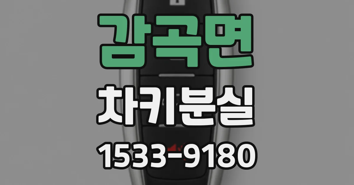 감곡면 차키분실