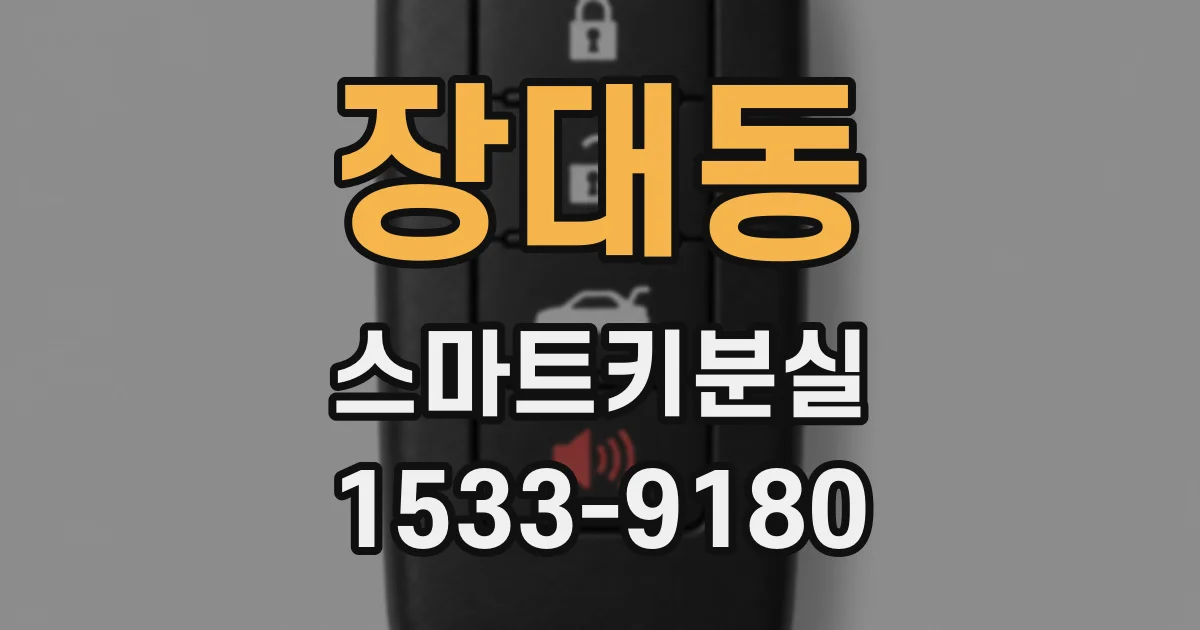 장대동 스마트키분실