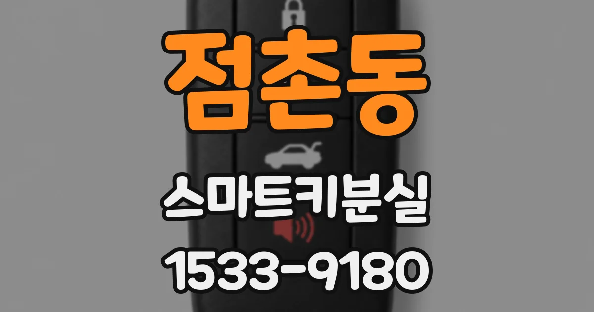 점촌동 스마트키분실