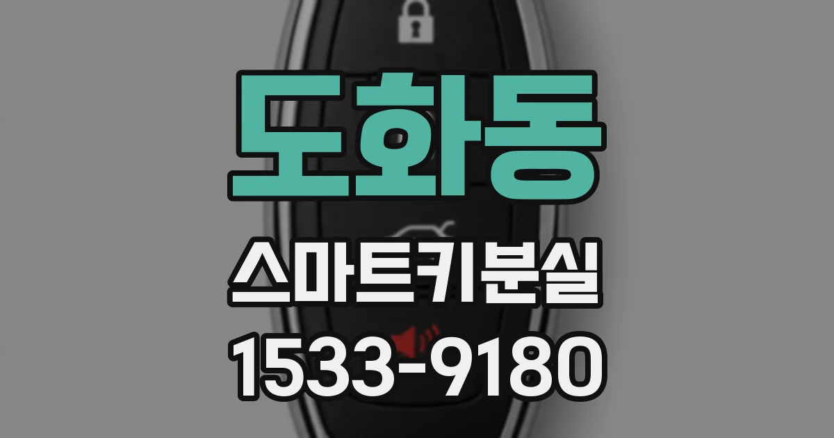 도화동 스마트키분실