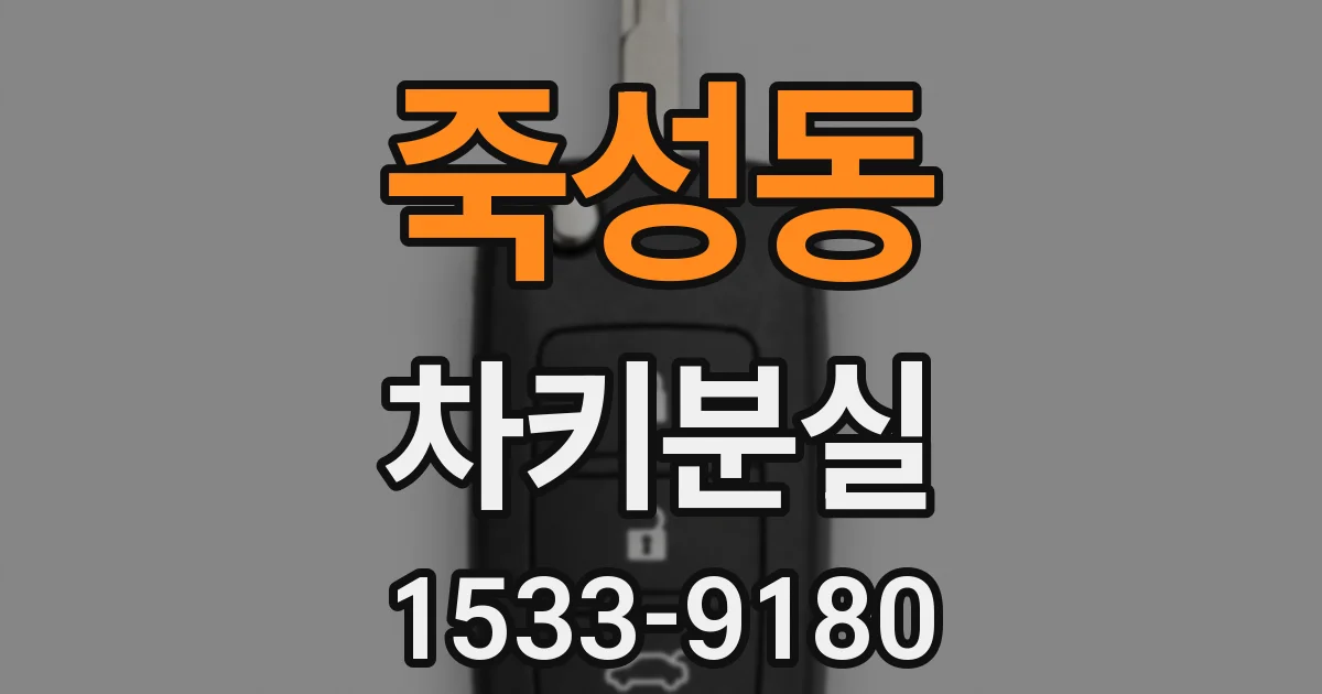 죽성동 차키분실