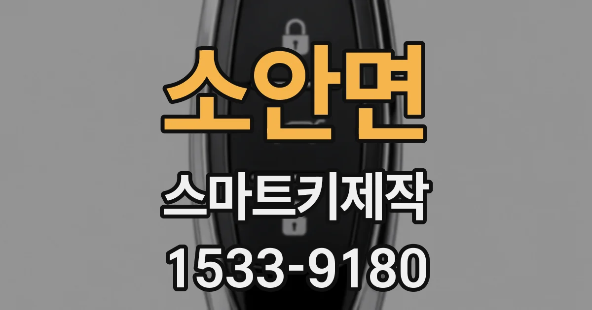소안면 스마트키제작