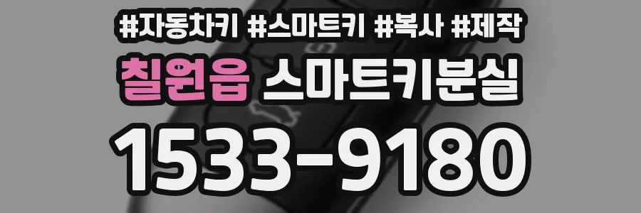 칠원읍 스마트키분실