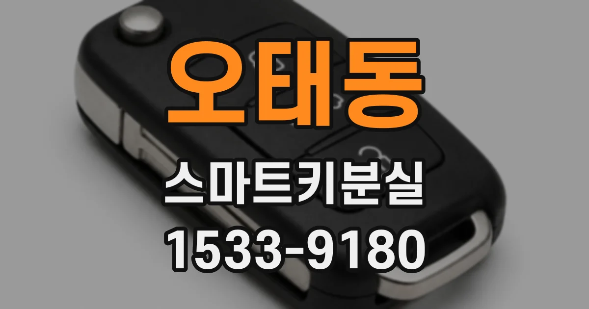 오태동 스마트키분실