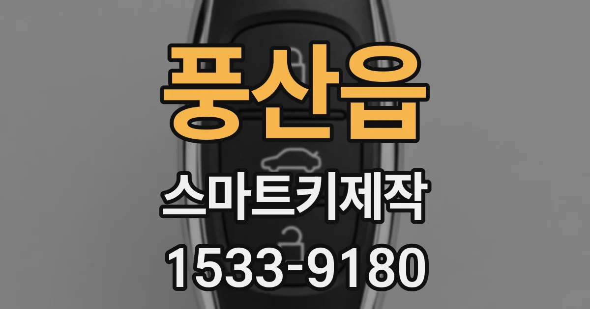풍산읍 스마트키제작