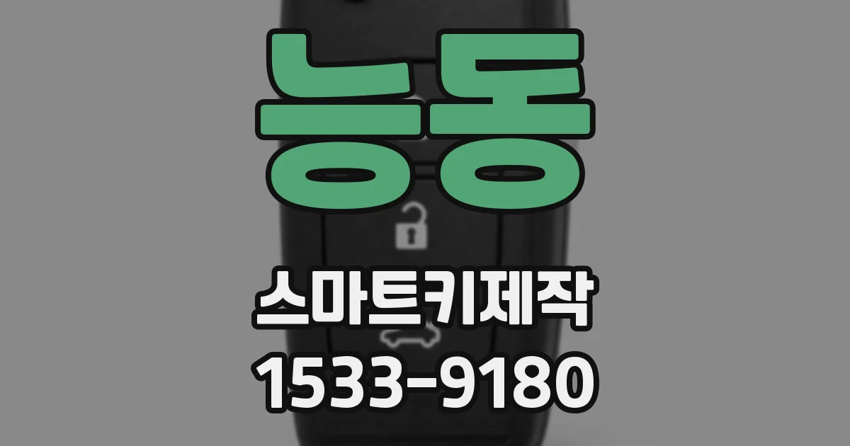 능동 스마트키제작