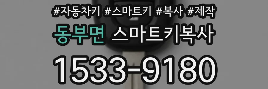 동부면 스마트키복사
