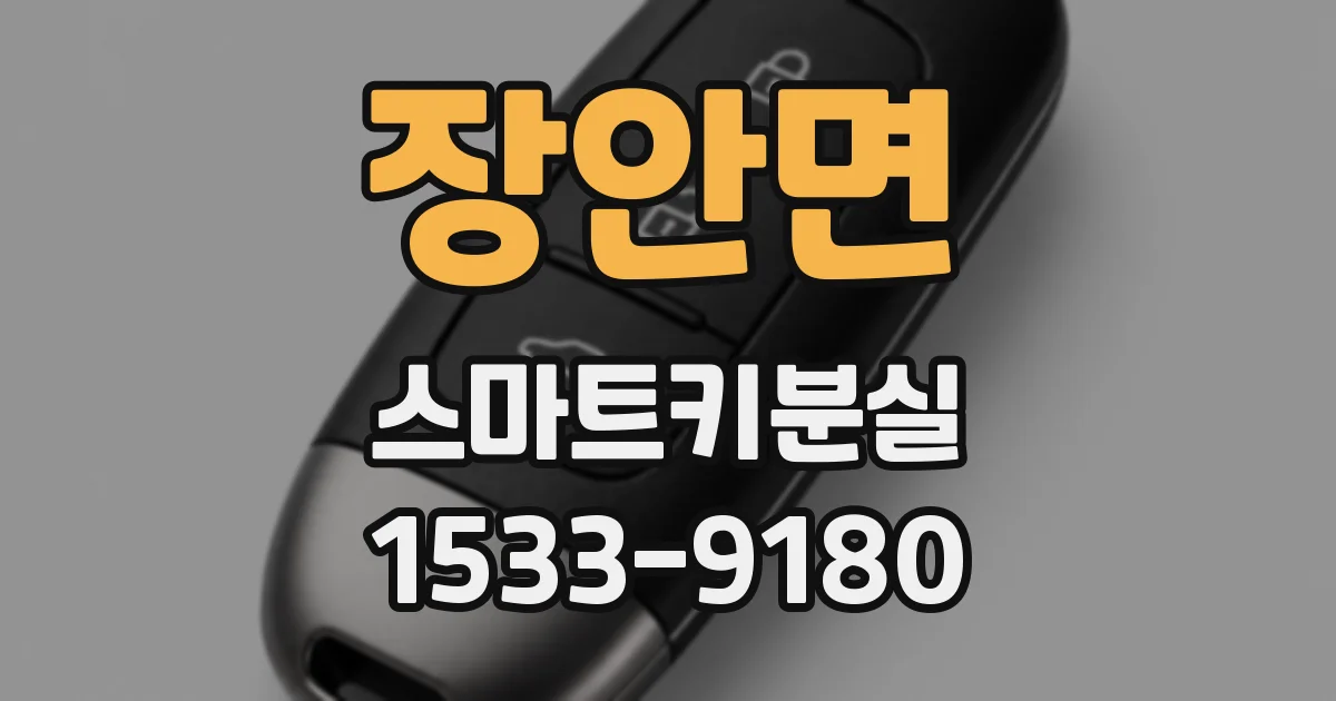 장안면 스마트키분실