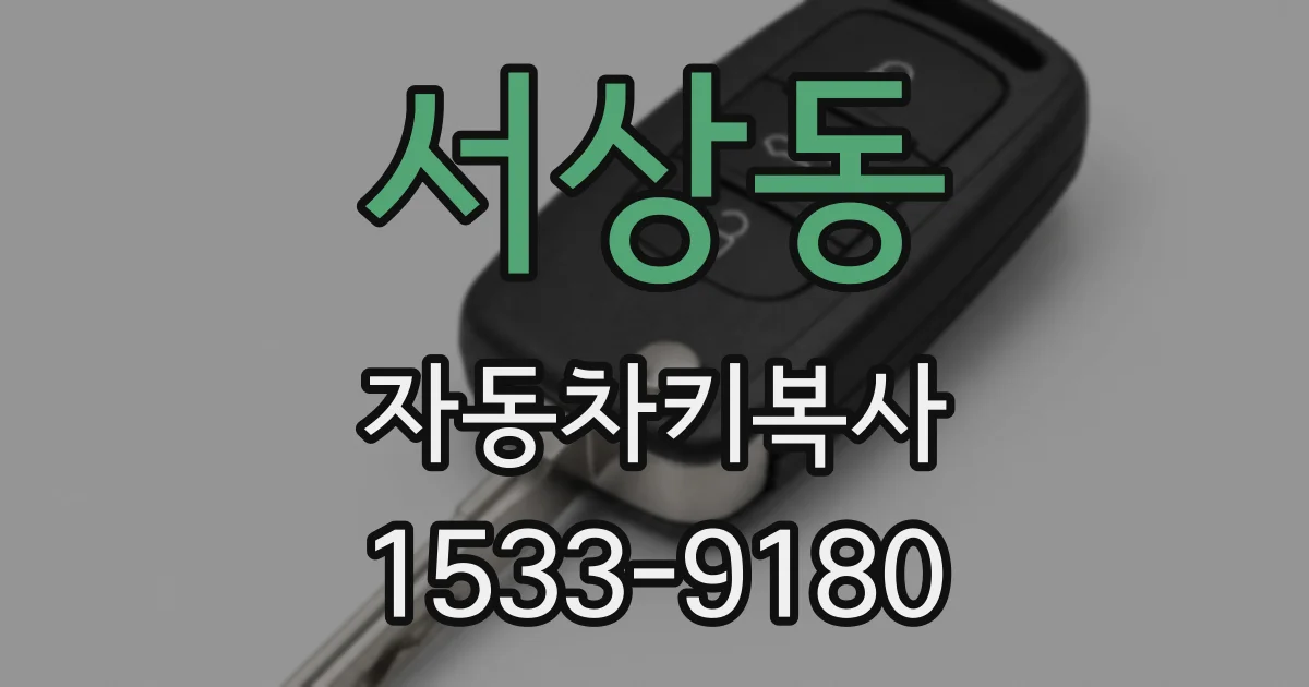서상동 자동차키복사