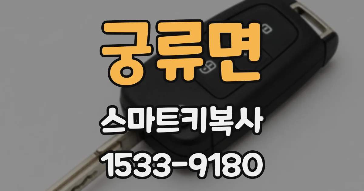 궁류면 스마트키복사