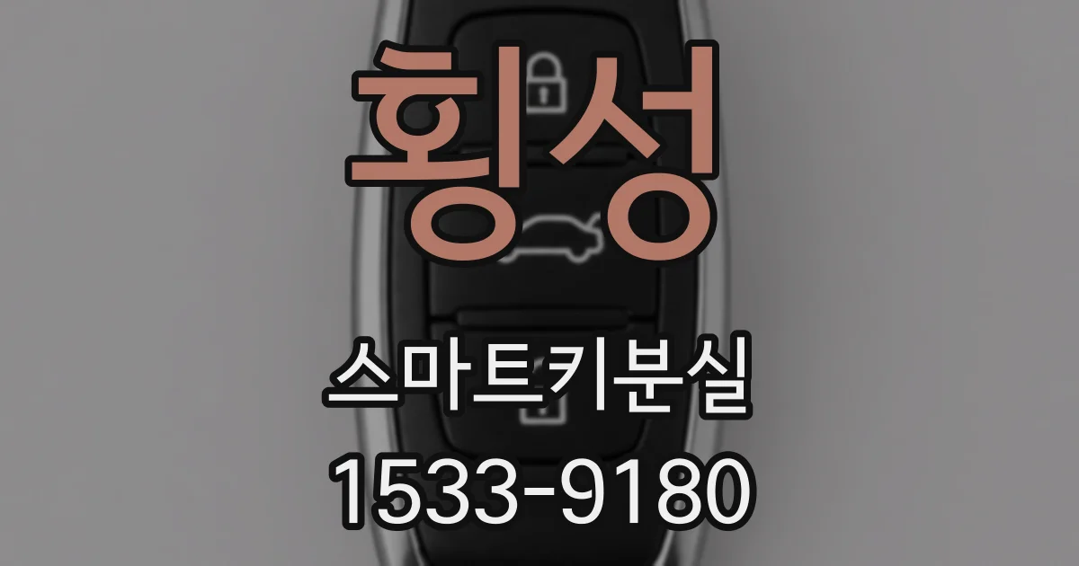횡성 스마트키분실