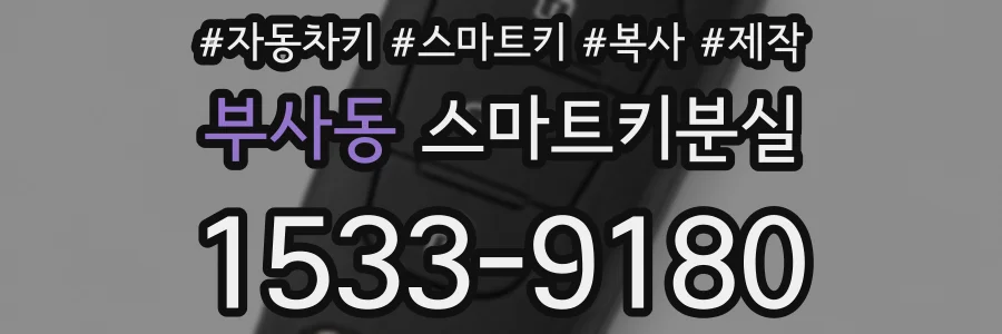 부사동 스마트키분실