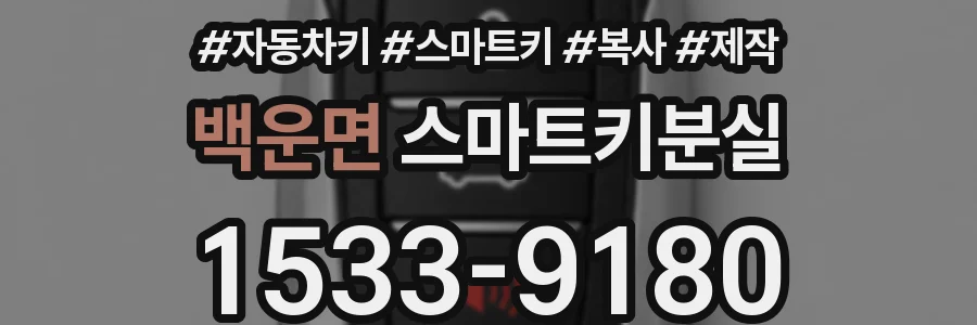 백운면 스마트키분실