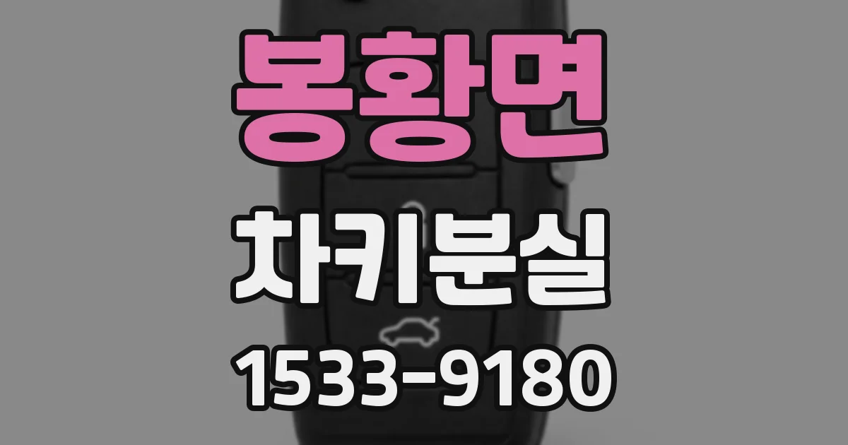 봉황면 차키분실