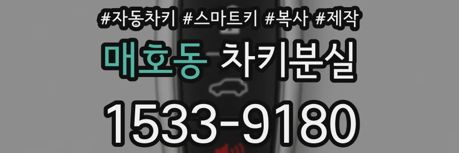 매호동 차키분실