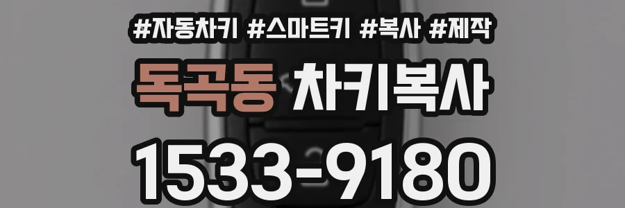 독곡동 차키복사