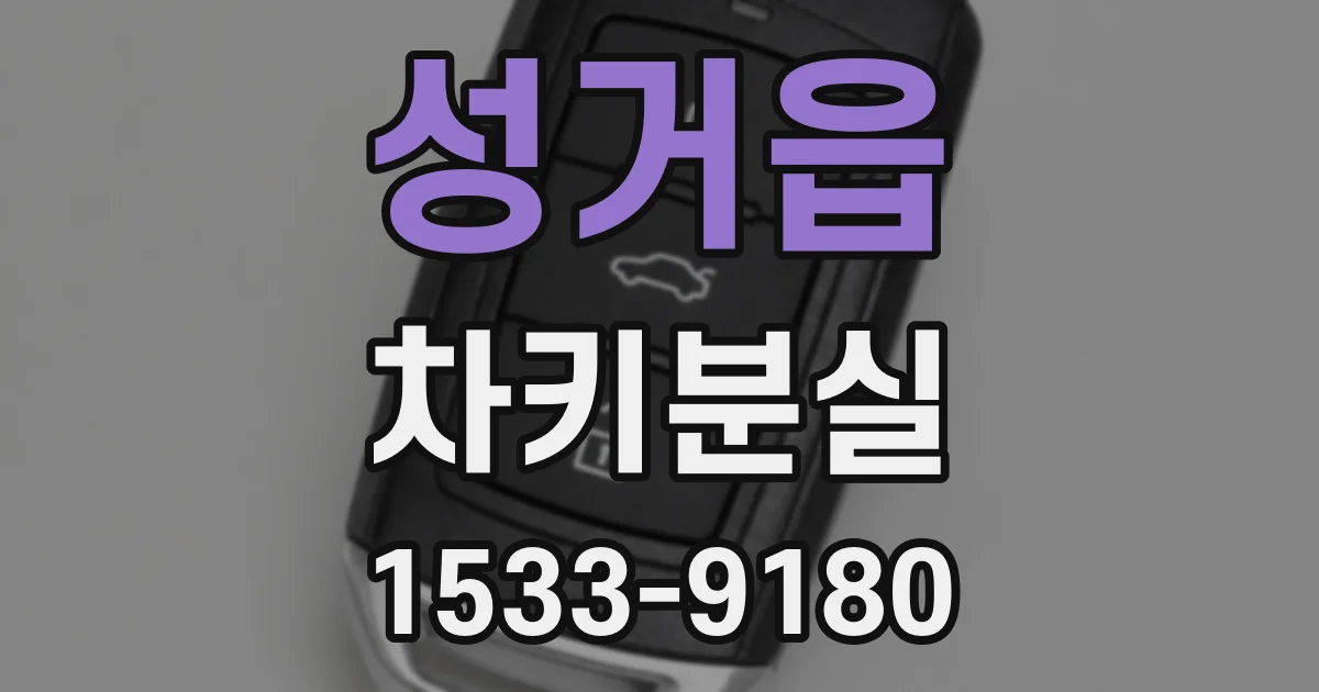 성거읍 차키분실