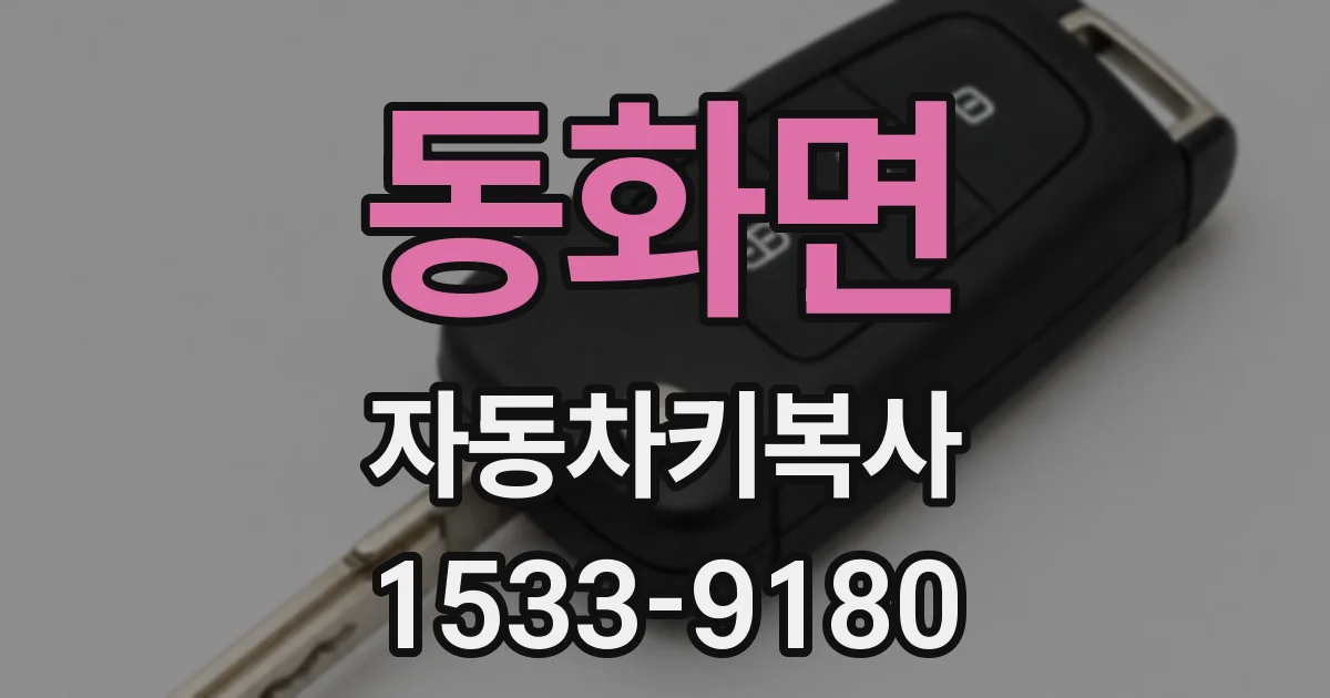 동화면 자동차키복사