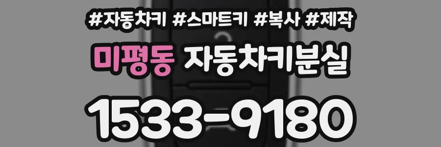 미평동 자동차키분실