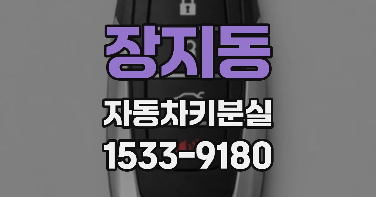 장지동 자동차키분실