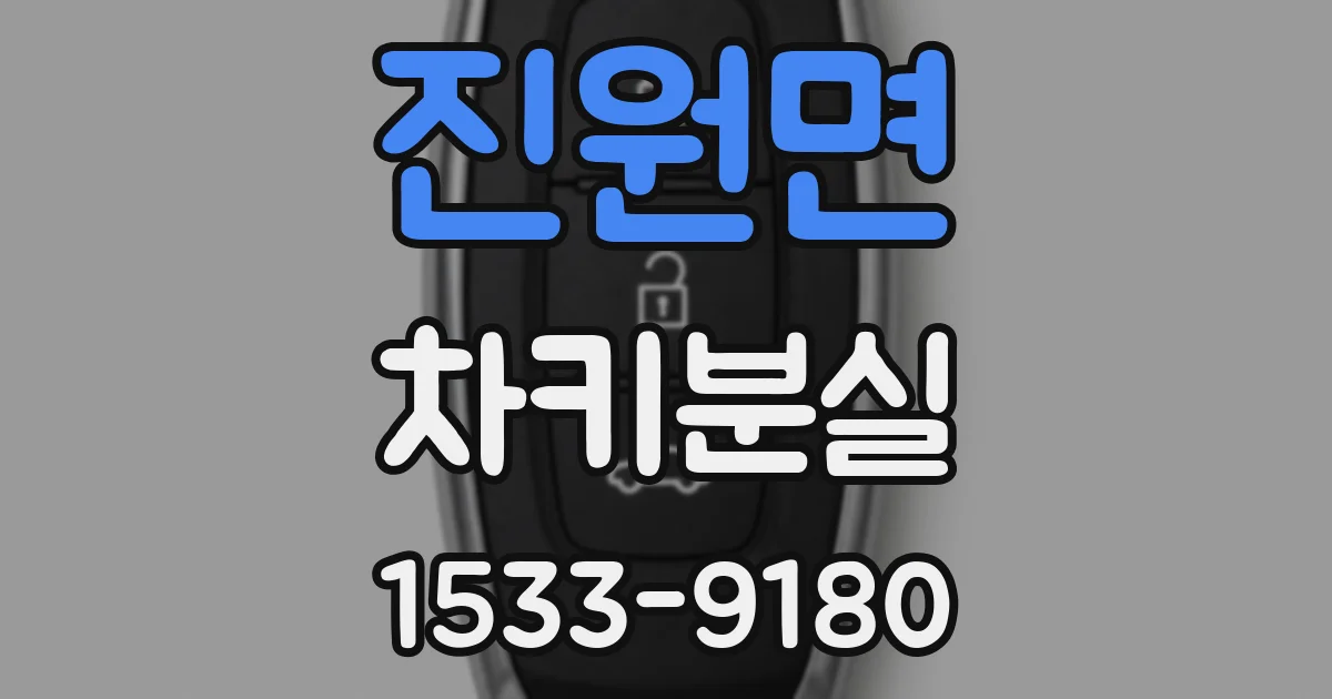 진원면 차키분실