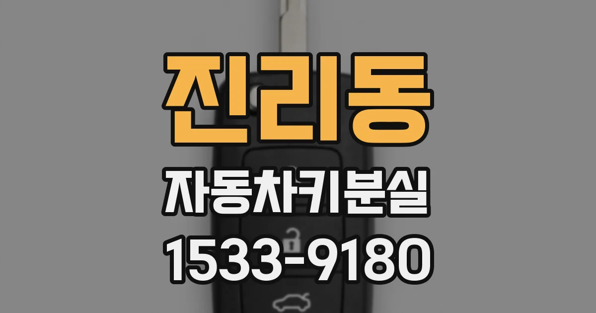 진리동 자동차키분실