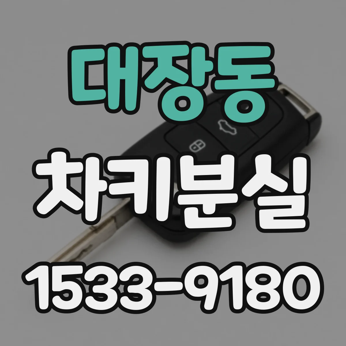 대장동 차키분실