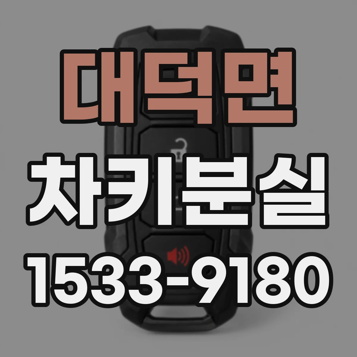 대덕면 차키분실