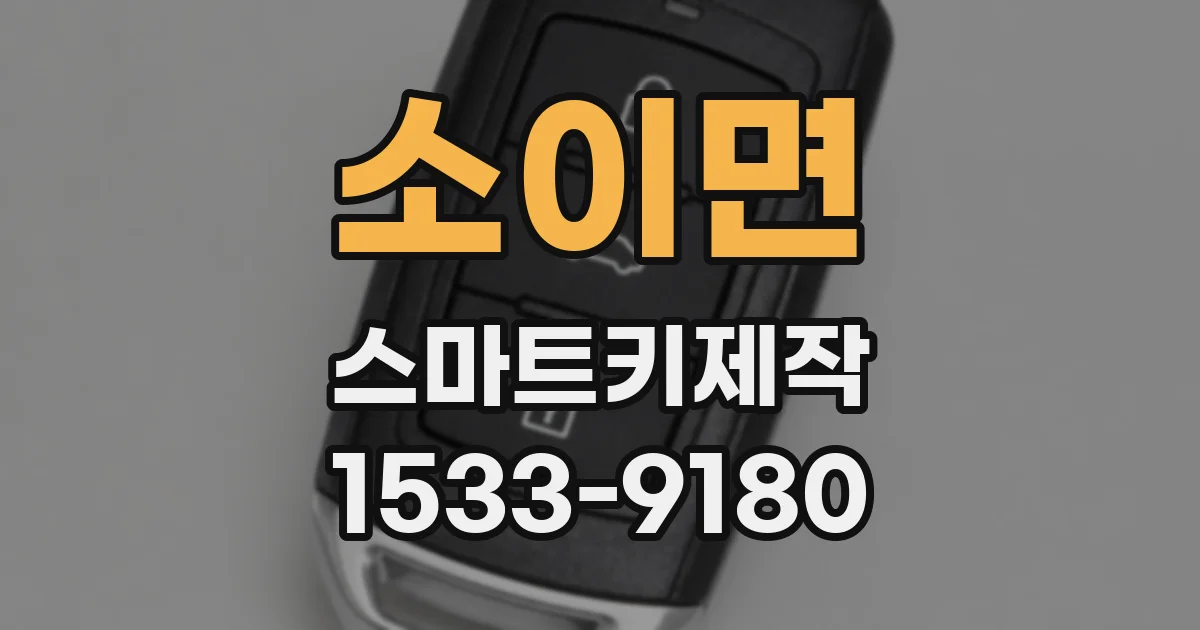 소이면 스마트키제작