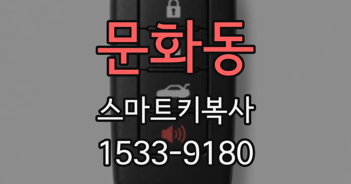 문화동 스마트키복사