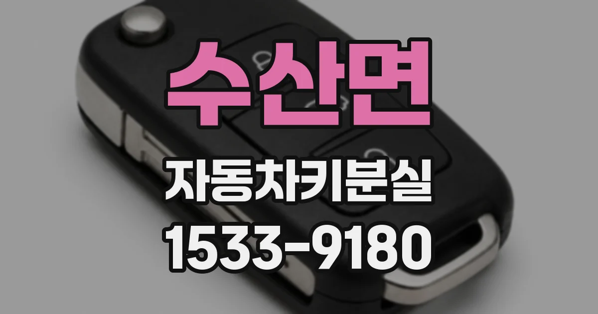 수산면 자동차키분실