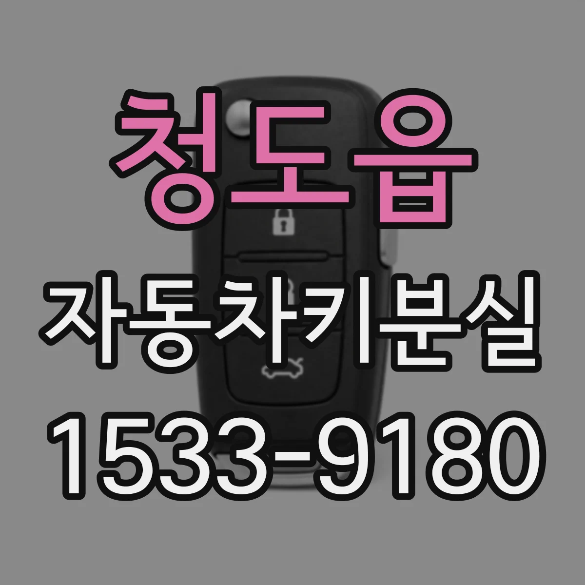 청도읍 자동차키분실