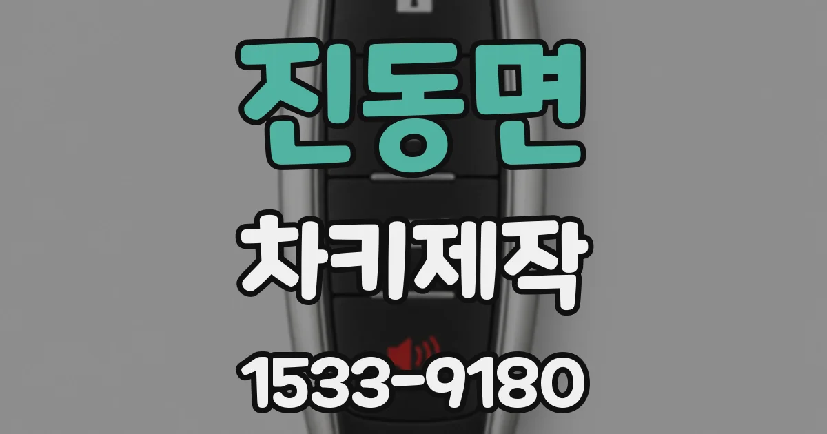 진동면 차키제작