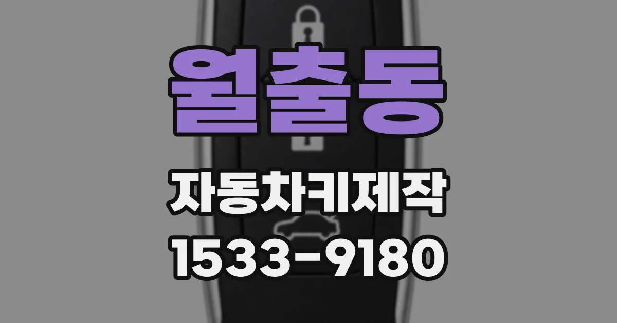 월출동 자동차키제작