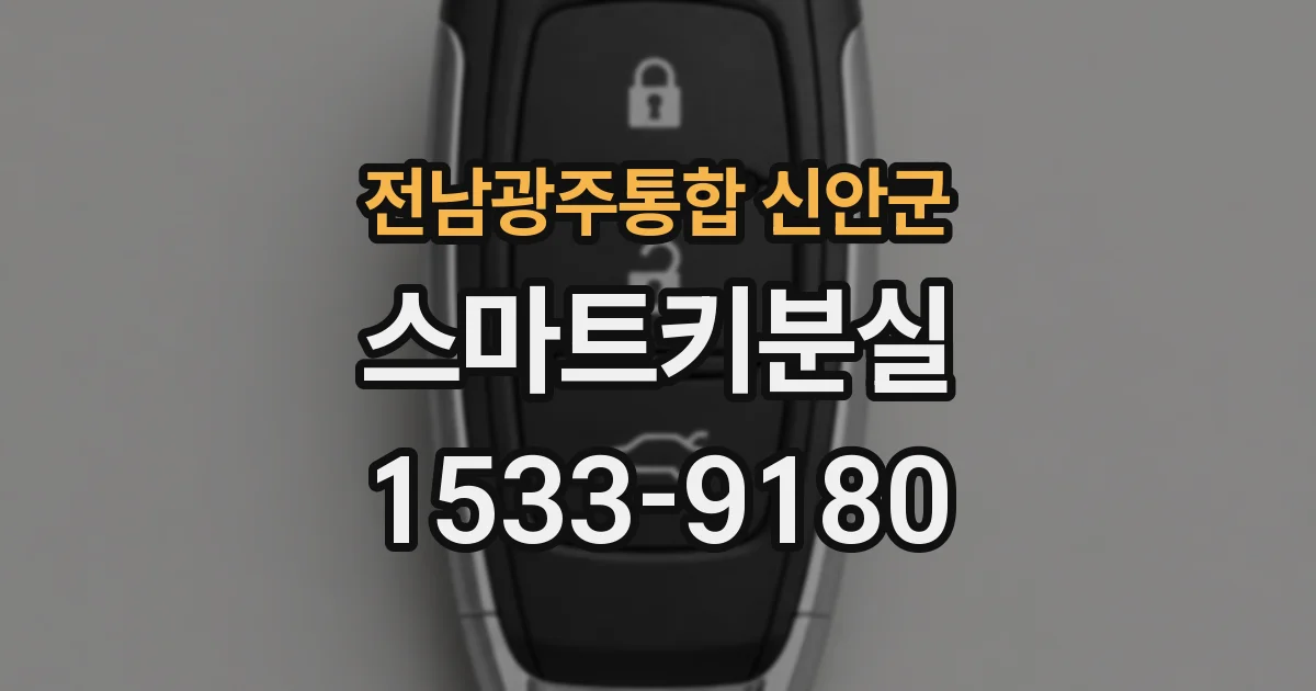 전남광주통합 신안군 스마트키분실