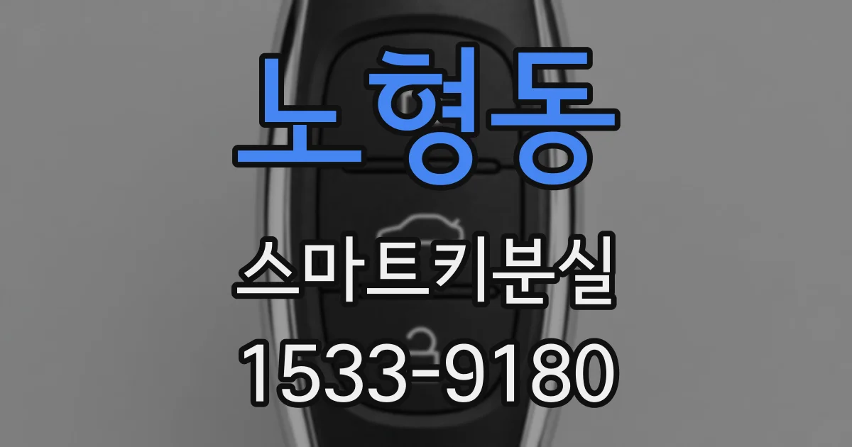 노형동 스마트키분실