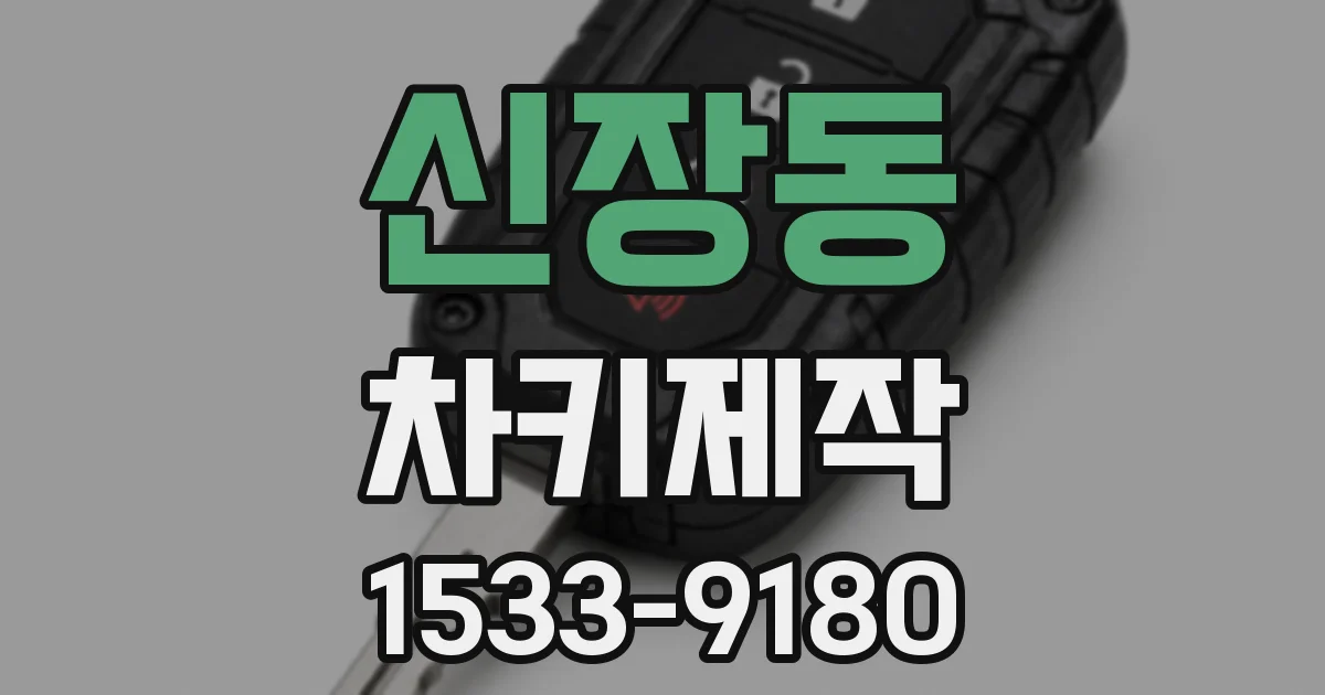 신장동 차키제작