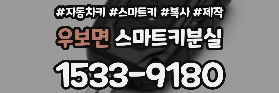 우보면 스마트키분실
