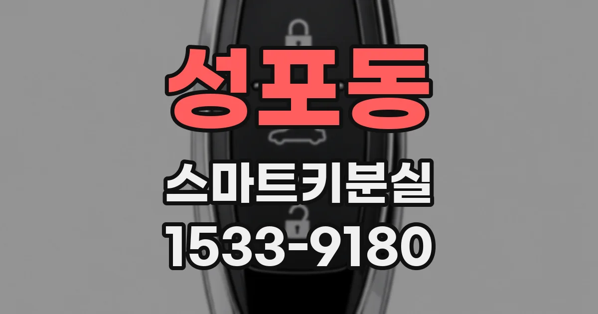 성포동 스마트키분실