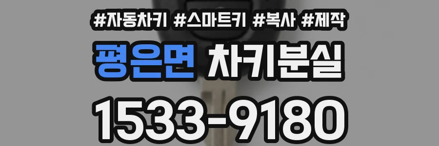평은면 차키분실