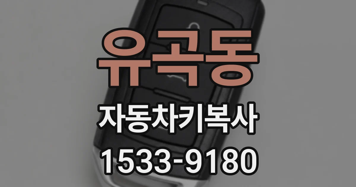 유곡동 자동차키복사