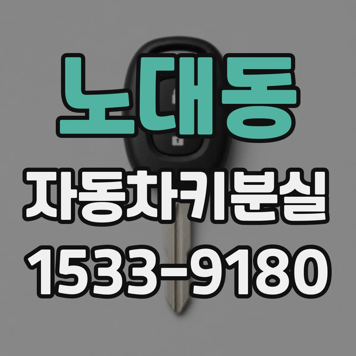 노대동 자동차키분실