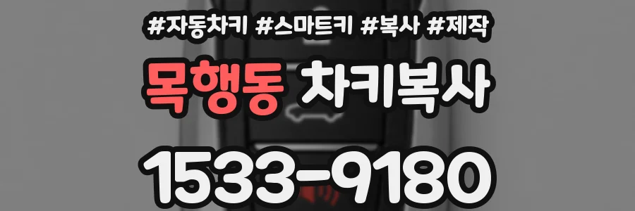 목행동 차키복사